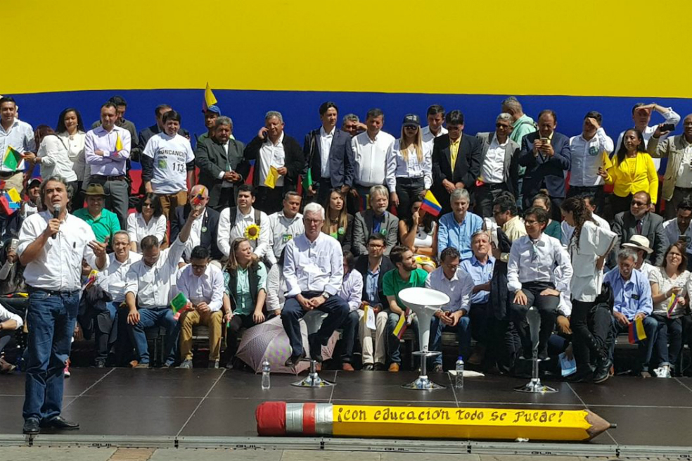 Los acuerdos de Fajardo, Robledo y Claudia López para las elecciones de 2018