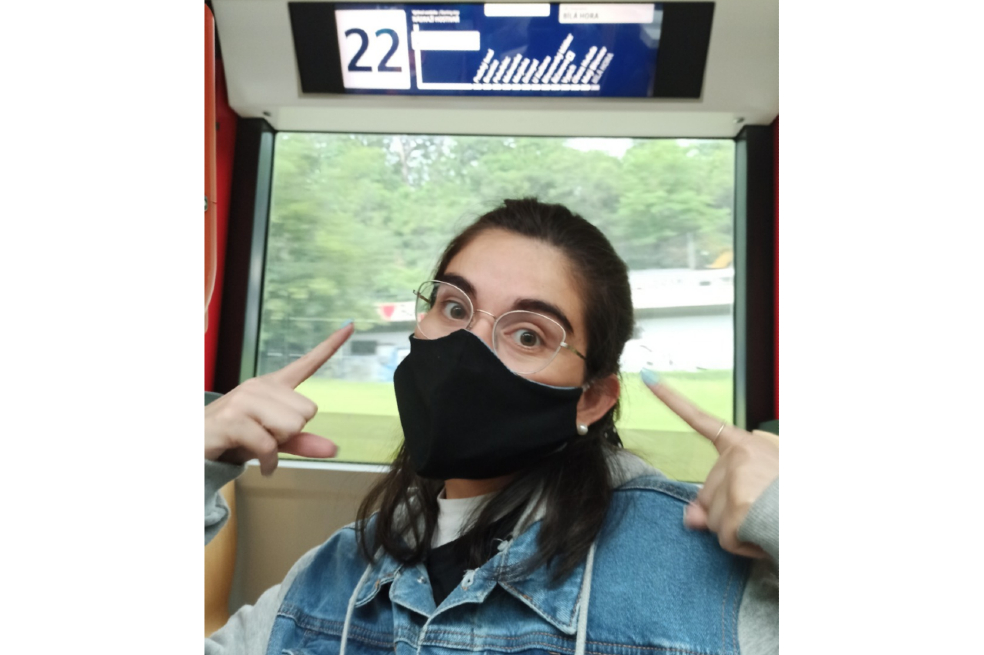 La argentina Milagros Prudente fue una de las turistas que hizo parte de los primeros viajeros post- lockdown en Europa.
