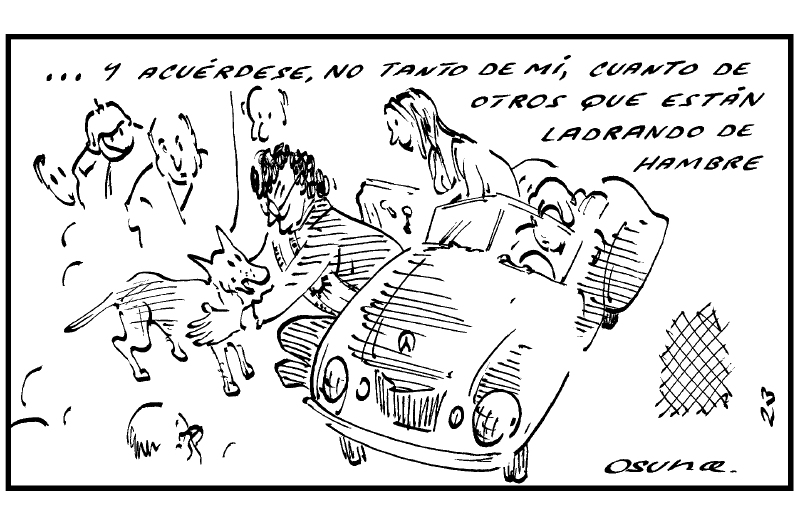 El saludo de Milei a su can