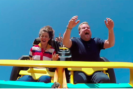 Selena Gómez en el "Carpool Karaoke" de 
