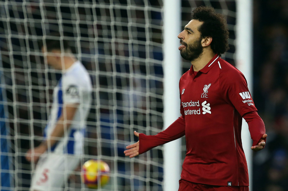 Salah le dio el triunfo al Liverpool que sigue líder de la Premier