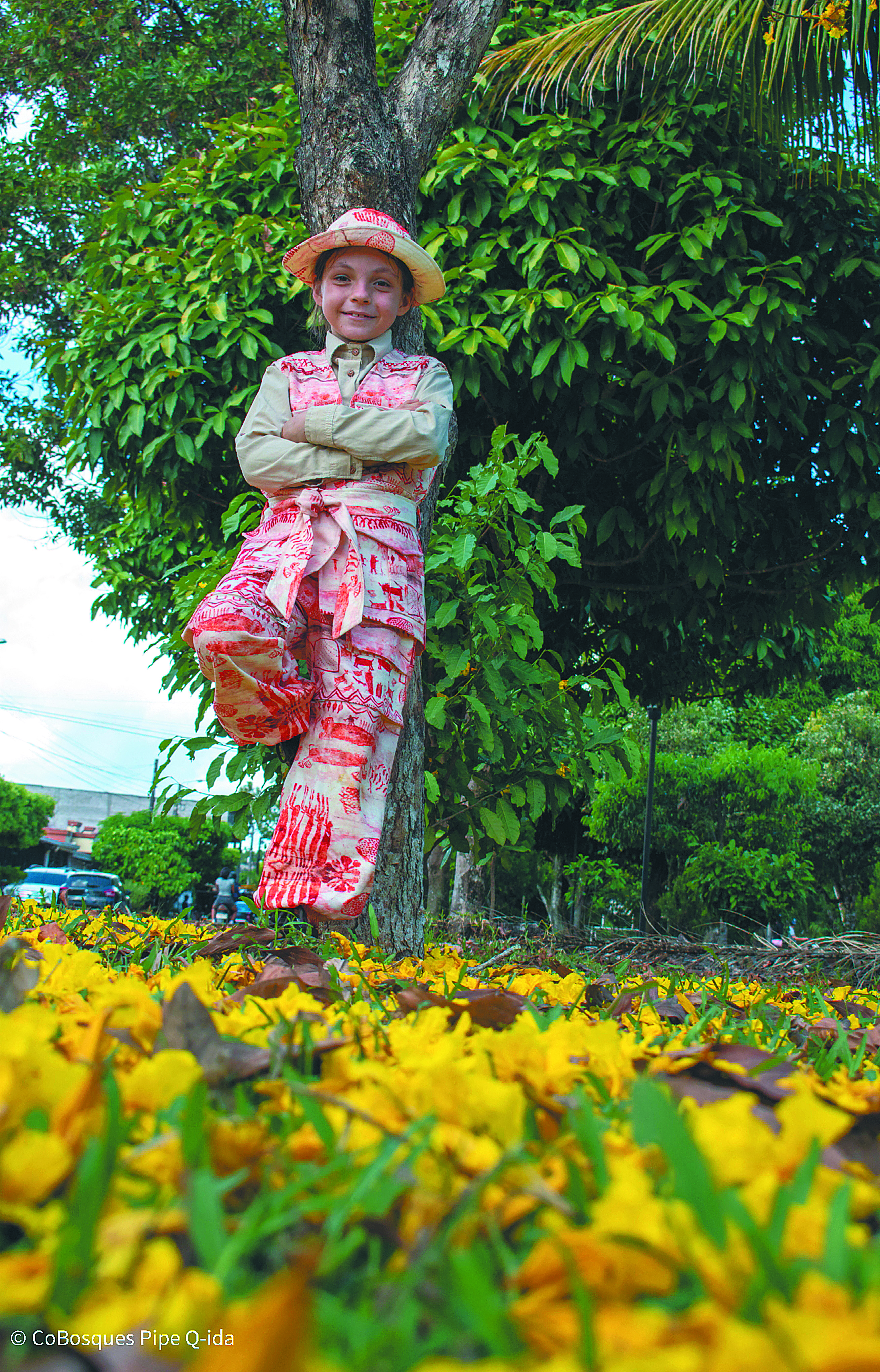 Valeria tiene nueve años y vive en la Amazonia colombiana.