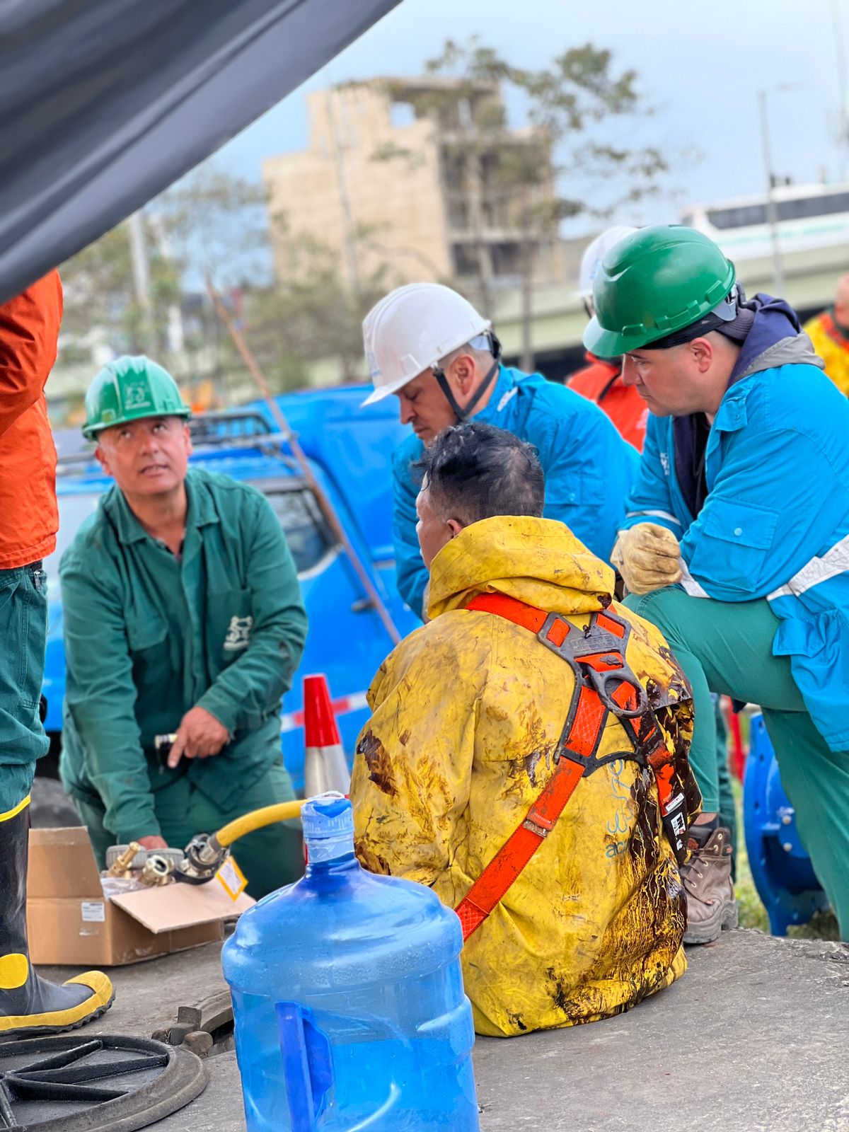 Obras tubería Tibitoc Acueducto de Bogotá