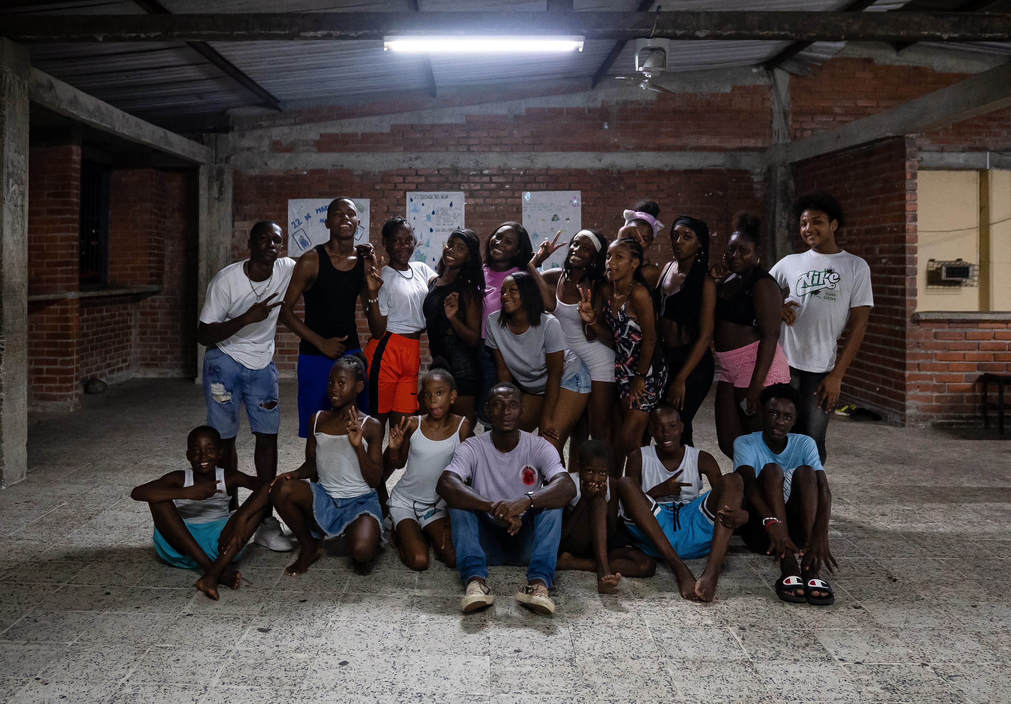 La escuela de baile queda ubicada en el barrio Las Palmas de Buenaventura.