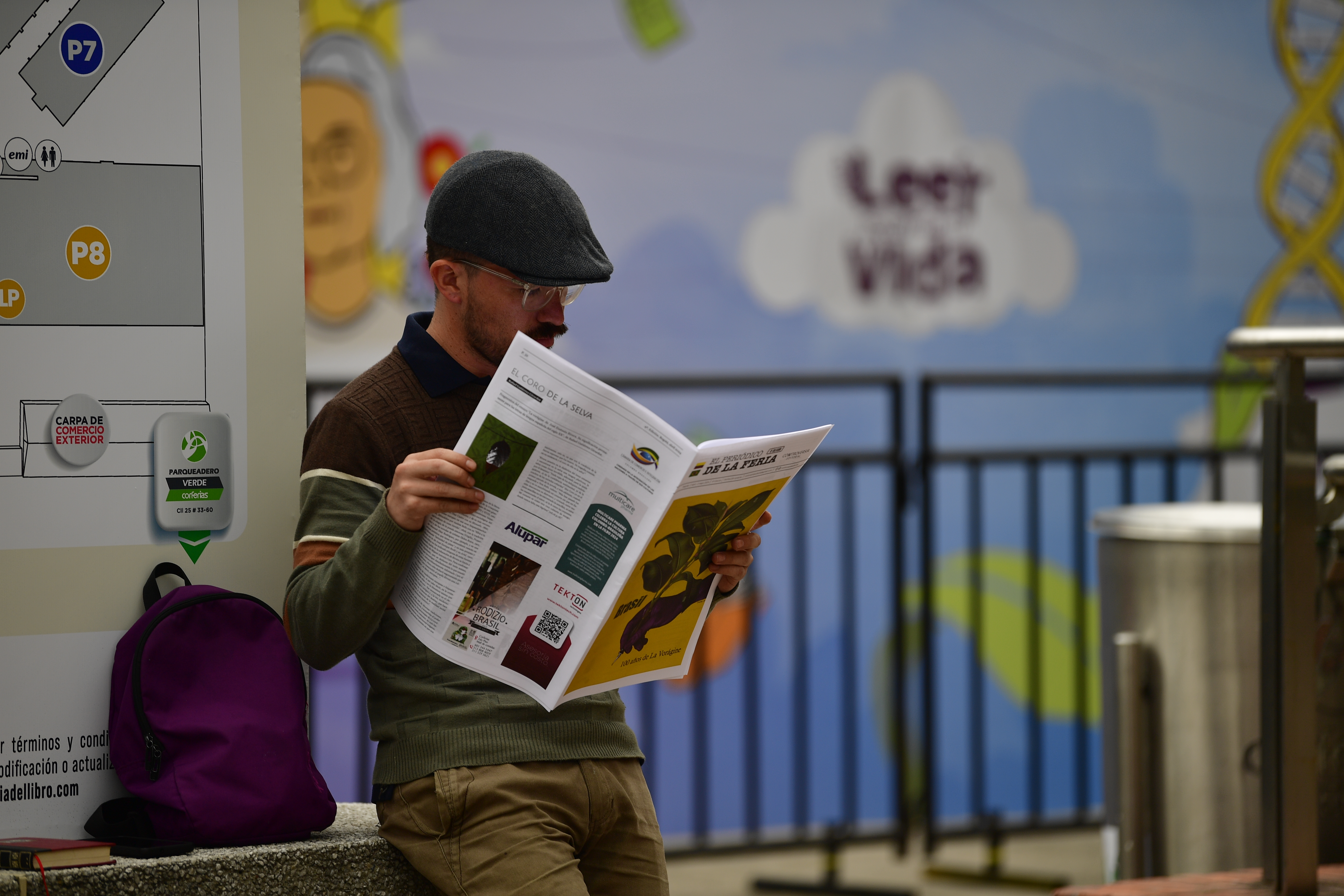 Aspectos de la Feria del Libro 2024 (FilBo) en Corferias con Brasil como país invitado