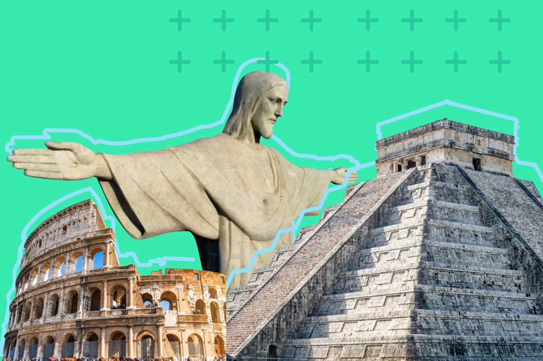 Entre lo antiguo y lo moderno: las maravillas del mundo