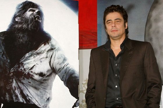 Benicio del Toro encarna al Hombre lobo