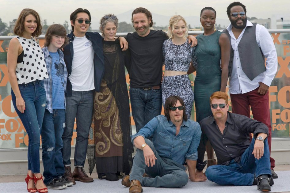 Elenco de "The Walking Dead" en Comic Con 2014.