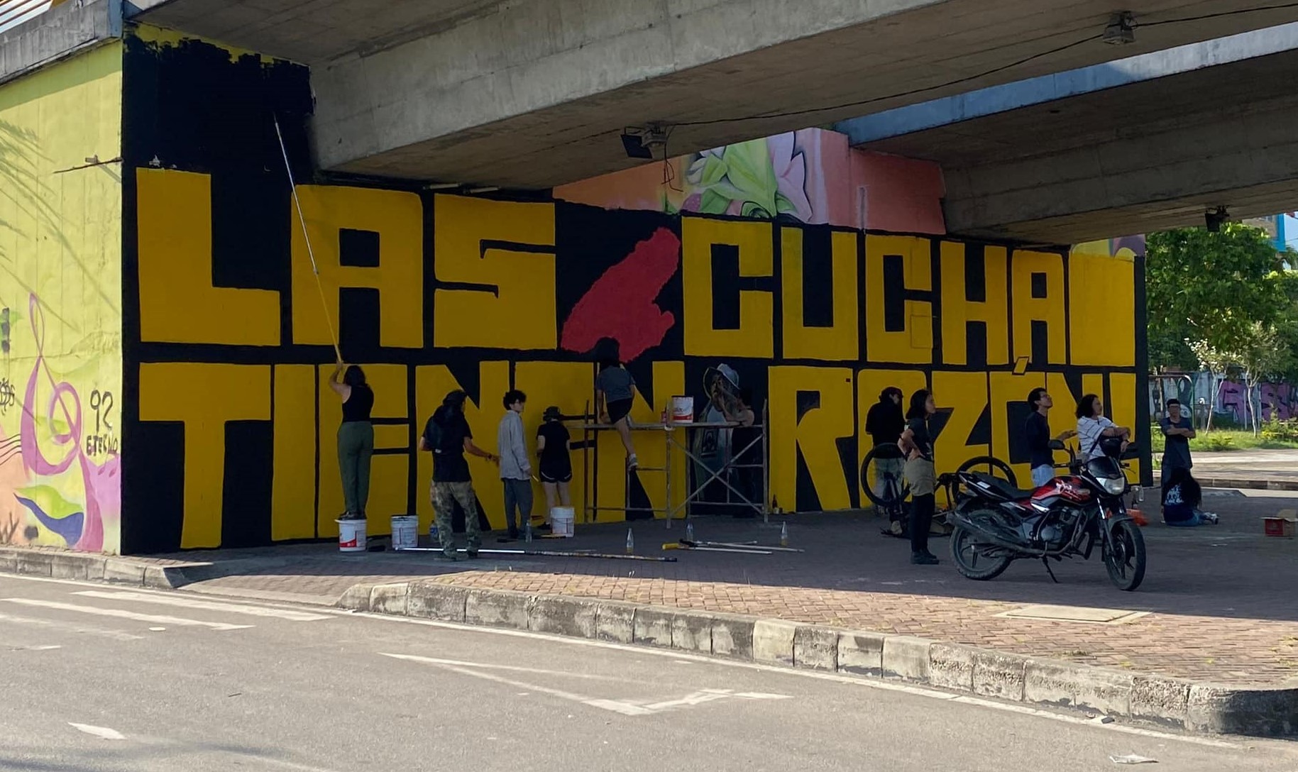Alcaldía de Ibagué denunciará a quienes pintaron mural de Las cuchas tienen razón