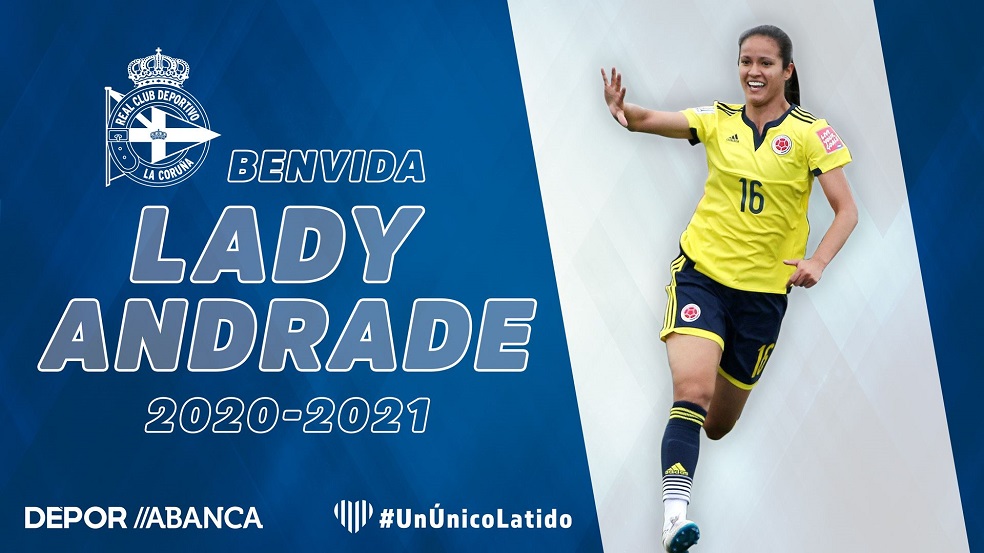 Lady Andrade es nueva jugadora del Deportivo Abanca