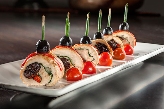 Receta del día: Rollitos de pollo y ciruela