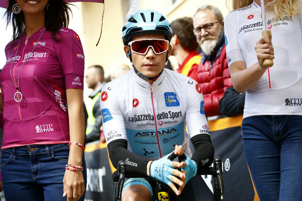 Día desafortunado de Miguel Ángel López en la contrarreloj individual del Giro de Italia