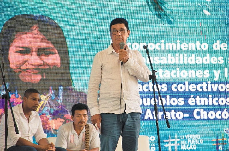 Isaías Trujillo, antiguo comandante del quinto frente. / Marcela Villano - CEV