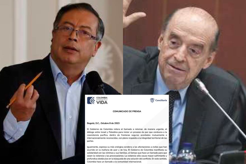 Gobierno Petro rechazó “afectaciones a civiles” en Israel, pero no condenó a Hamás