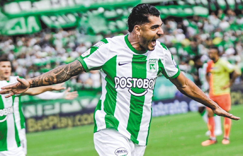 Jefferson Duque marcó doblete en la victoria 3-1 de Nacional sobre Pereira./ @nacionaloficial