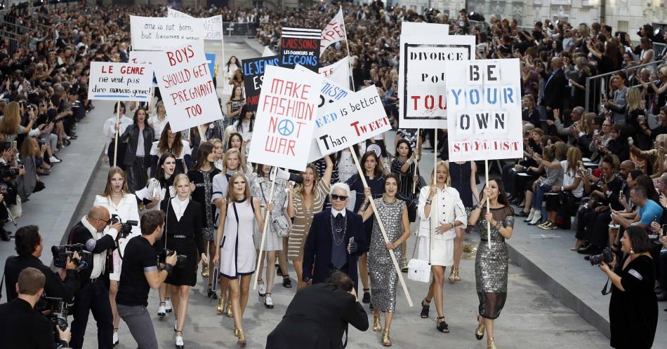 Chanel defiende el feminismo en la Semana de la Moda de París