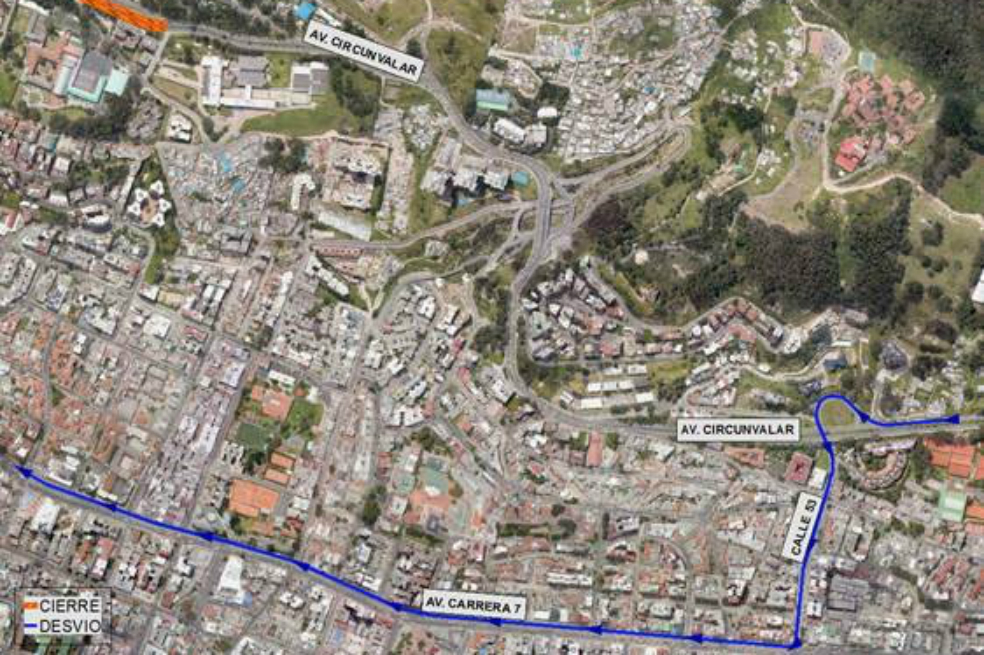 Ruta alternativa sur-norteSecretaría de MovilidadPor seguridad de los usuarios del sector, se realizará el cierre total de los andenes existentes; por lo tanto, los peatones deberán acatar la señalización y transitar por los andenes temporales dispuestos para la movilidad.De igual manera, se les recomienda a los peatones y a los conductores, que atiendan la señalización de obra, así como las instrucciones y recomendaciones de los auxiliares de tránsito y del personal encargado para dicha actividad.