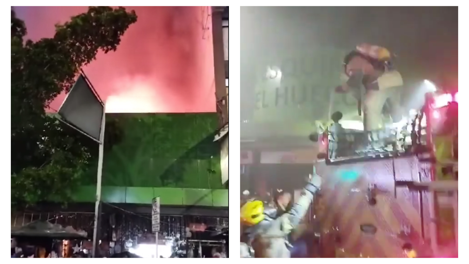 Incendio consumió cinco locales en dos centros comerciales del centro de Medellín