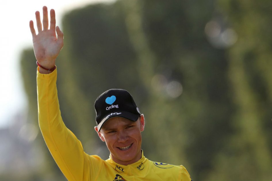 Chris Froome, campeón del Tour de Francia. Foto: AFP