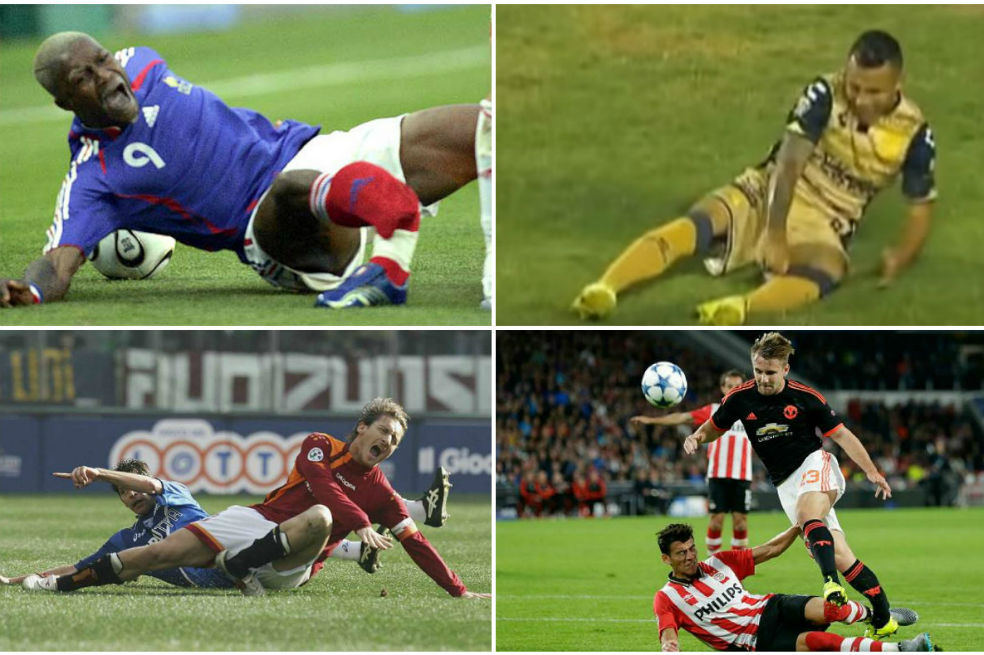 Dramáticas lesiones en el mundo del fútbol