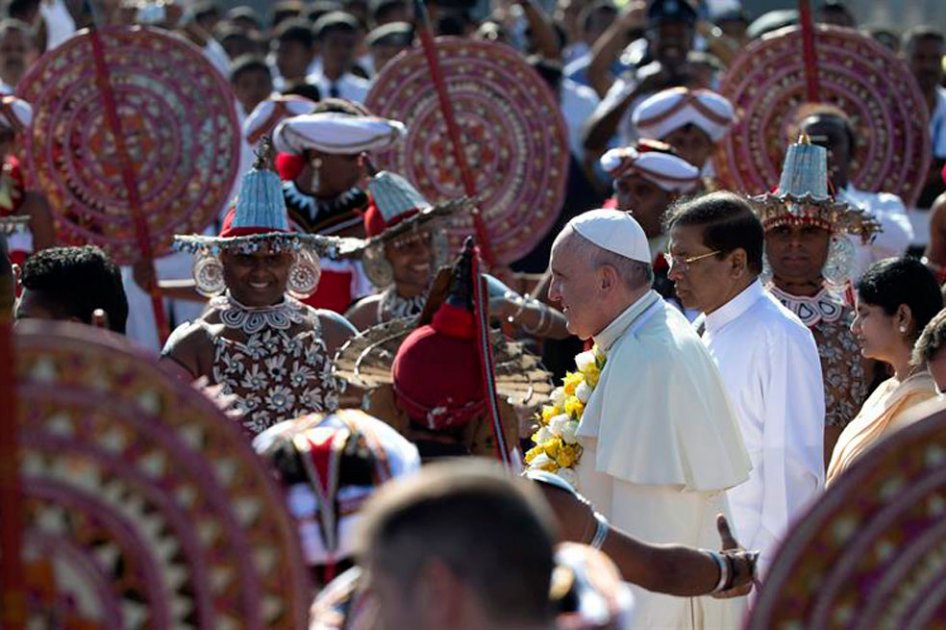 Budistas, musulmanes y protestantes consideran una bendición llegada del Papa Francisco a Sri Lanka