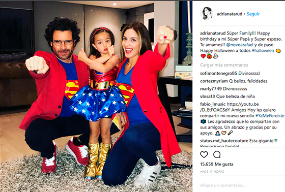 Así vivieron el Halloween algunos famosos colombianos