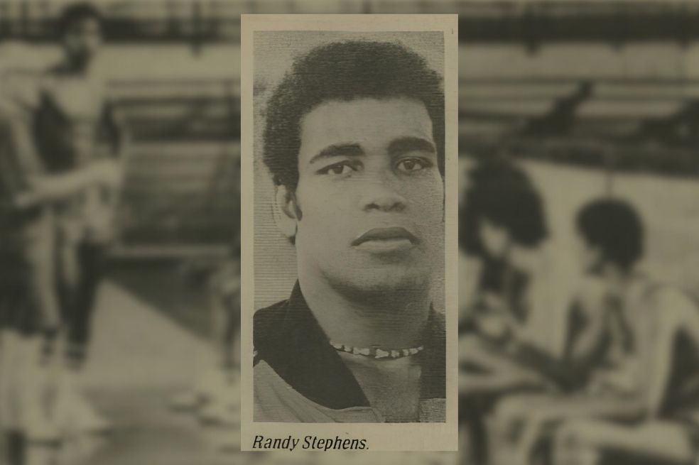 Randy Stephens, en el Mundial de 1982 con Colombia.