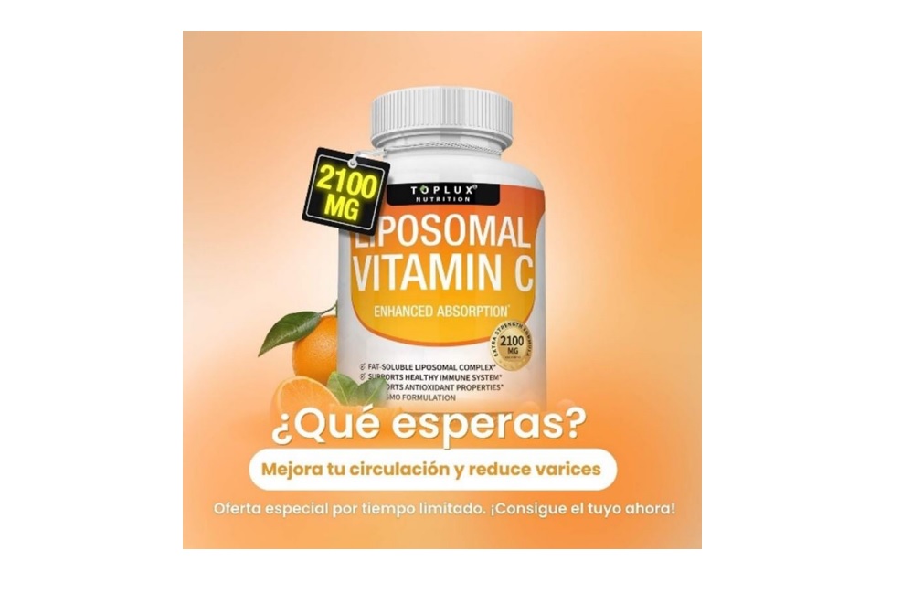 Liposomal Vitamin C: ojo con este producto; es un fraude y promete falsos beneficios