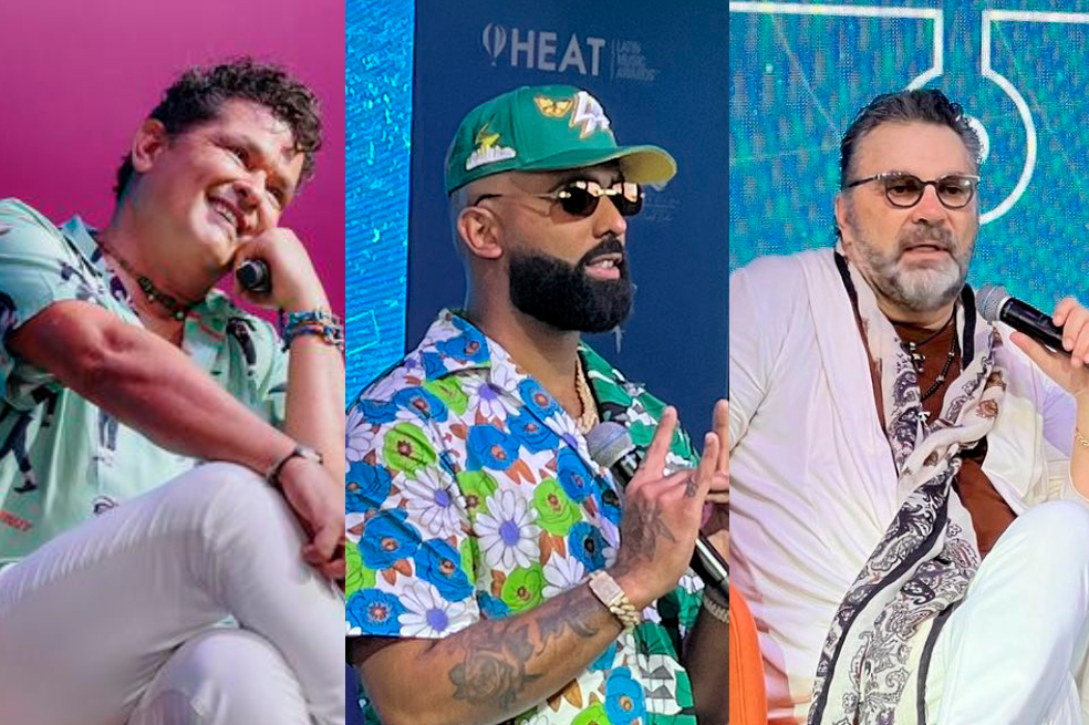 Premios Heat 2022: Carlos Vives, Mijares y Eladio Carrión en conferencia