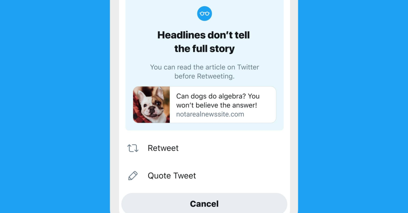 La estrategia de Twitter que busca una conversación “más sana” con las noticias