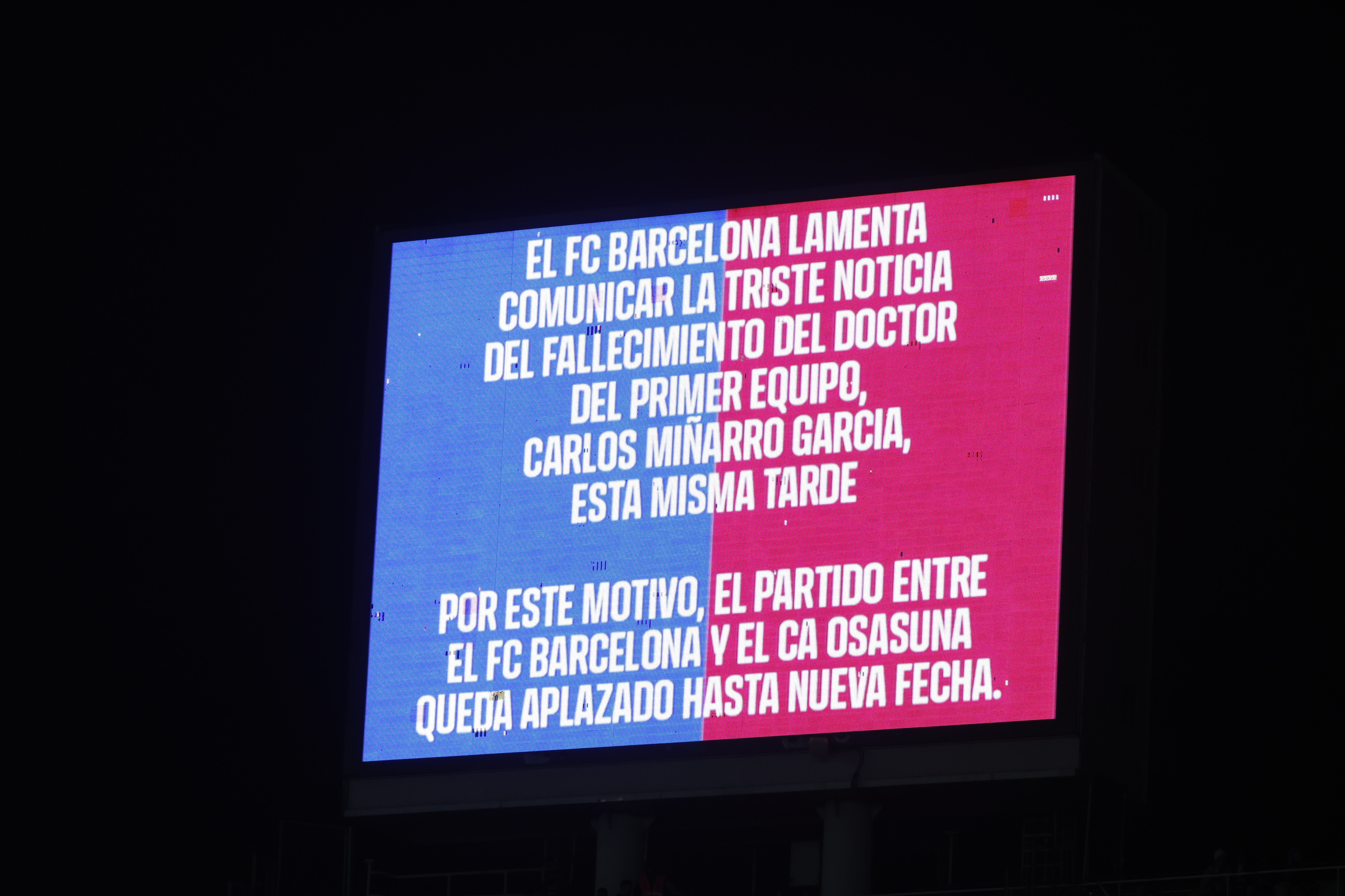 Barcelona se pronunció por muerte de miembro de su equipo: “Es muy doloroso”