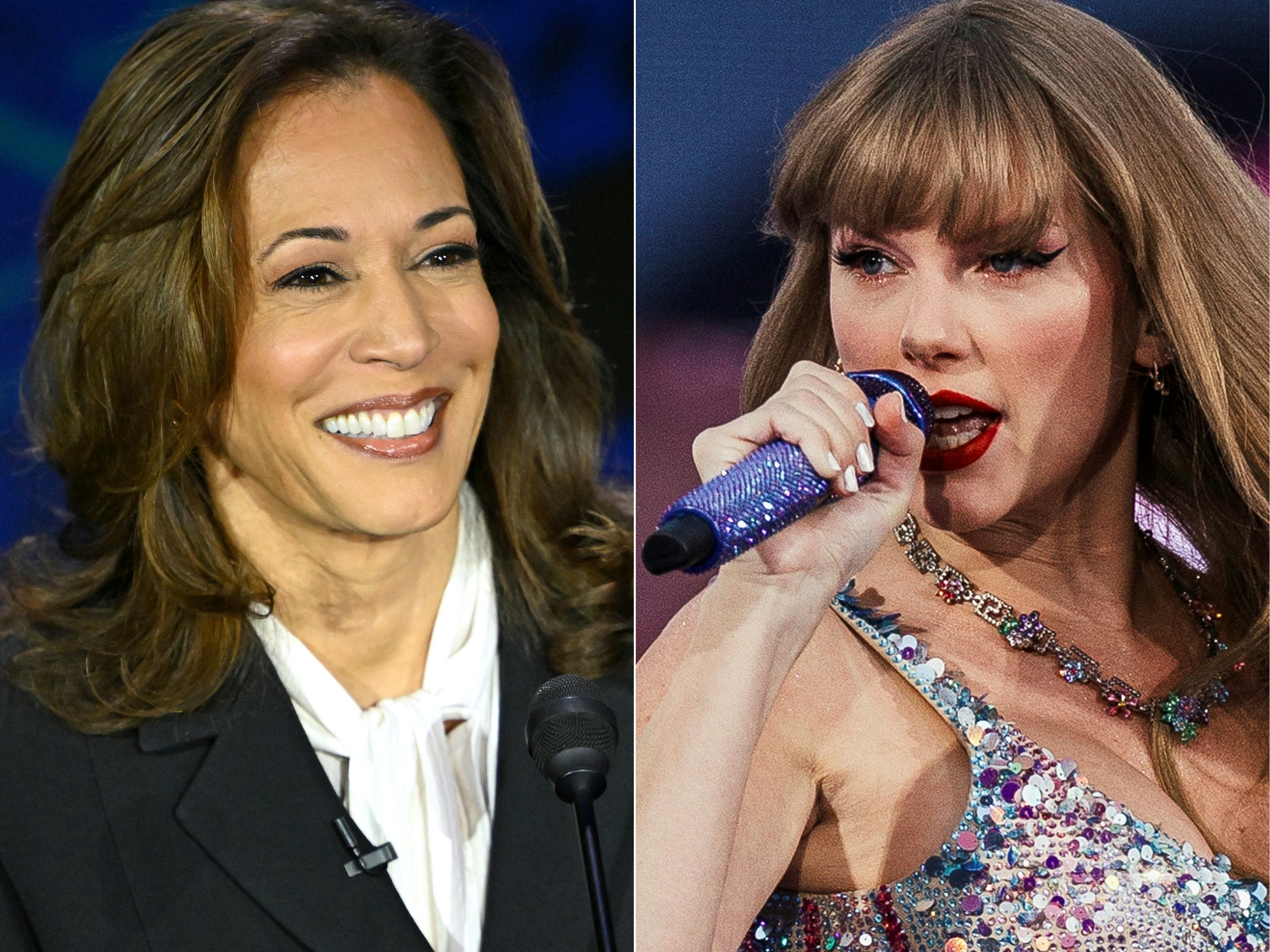 Taylor Swift anunció su apoyo a Kamala Harris en las elecciones de EE. UU.