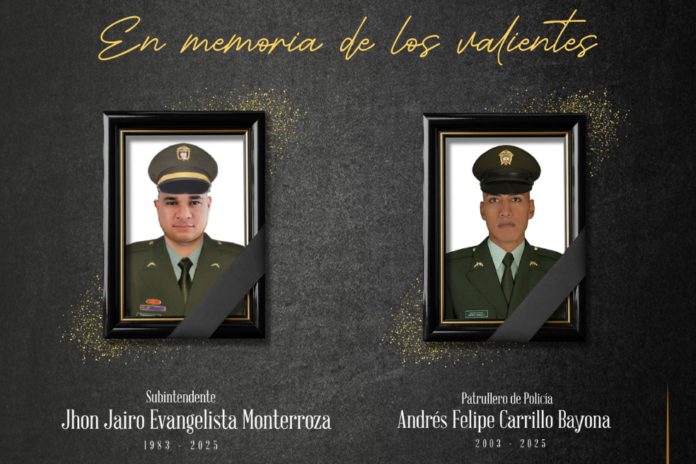 Ataque armado en corregimiento de Cartagena dejó a dos policías y un civil muertos