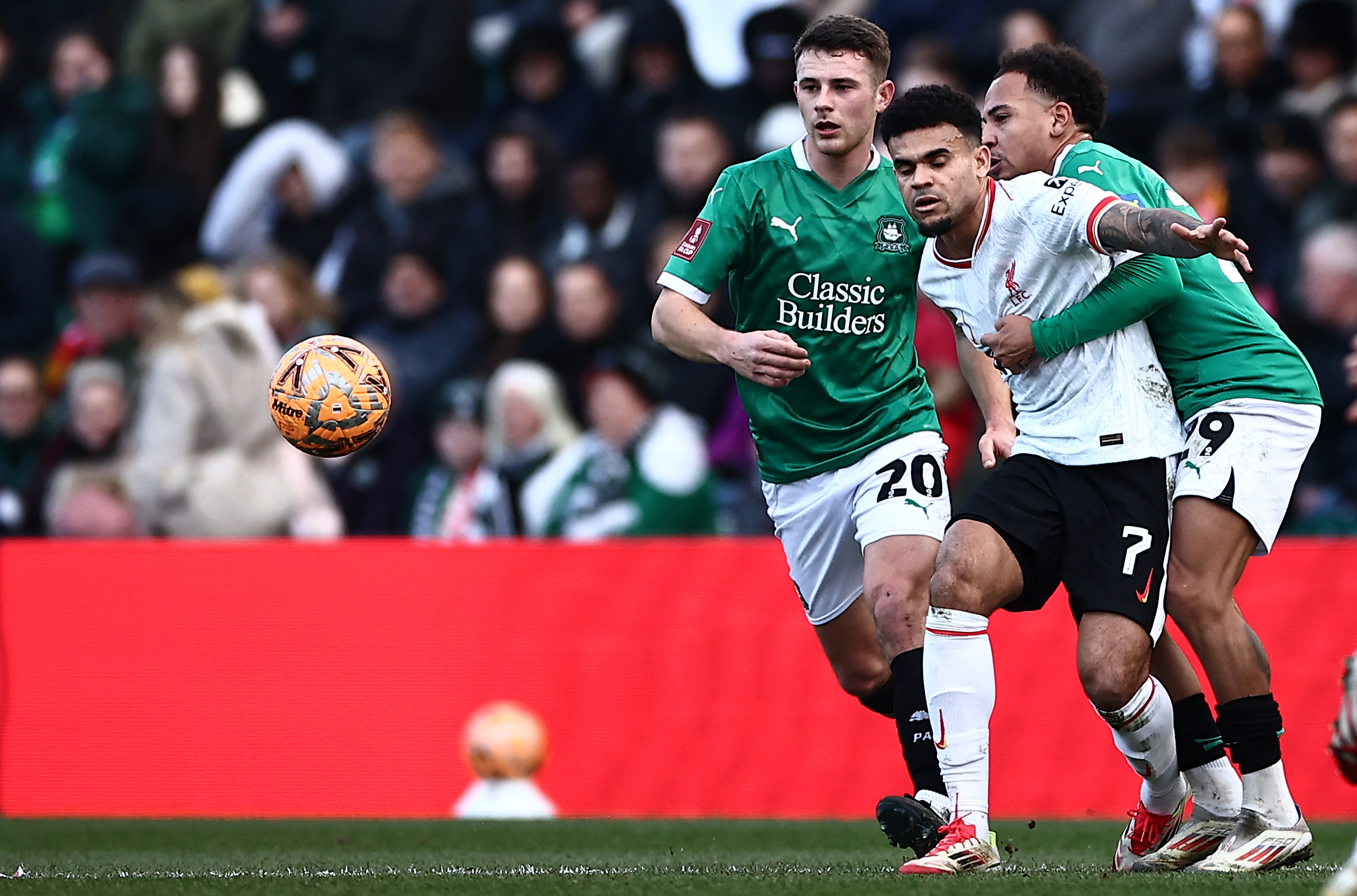 Plymouth dio la sorpresa en la FA Cup y eliminó al Liverpool de Luis Díaz