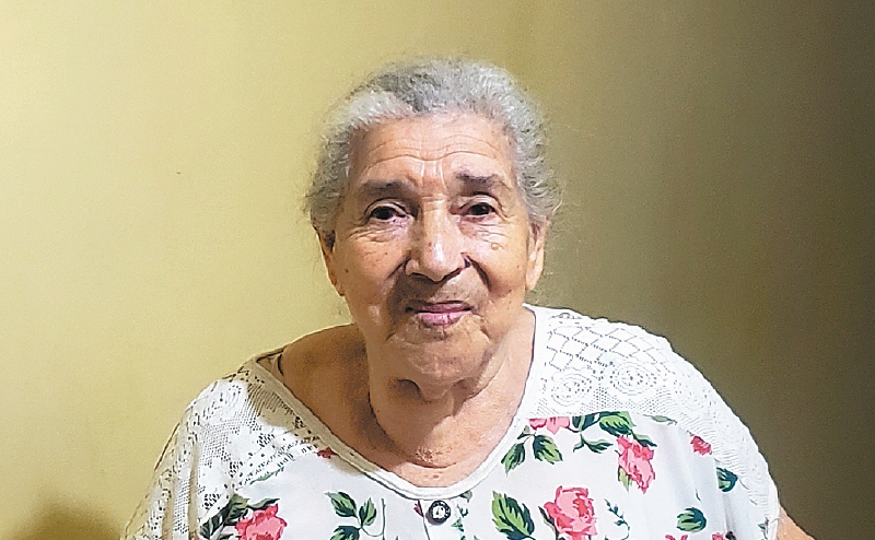 Libia Rosa quedó viuda pocos años después de llegar a Medellín desplazada desde Cañasgordas. / Camilo Alzate