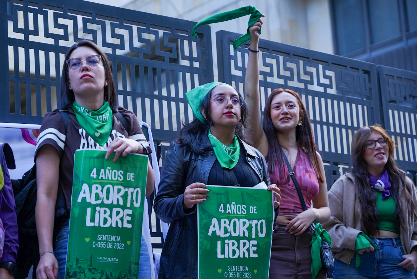 Se conmemoró el cuarto aniversario de la sentencia que despenalizó el aborto hasta la semana 24 en Colombia.