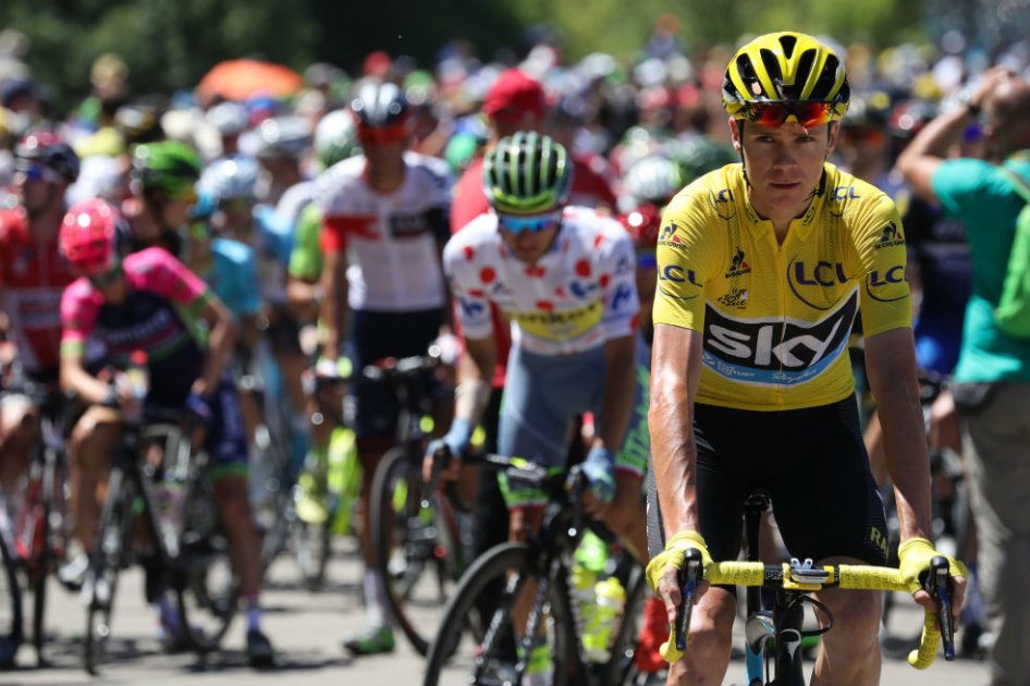 Chris Froome, líder del Tour de Francia. Foto: AFP