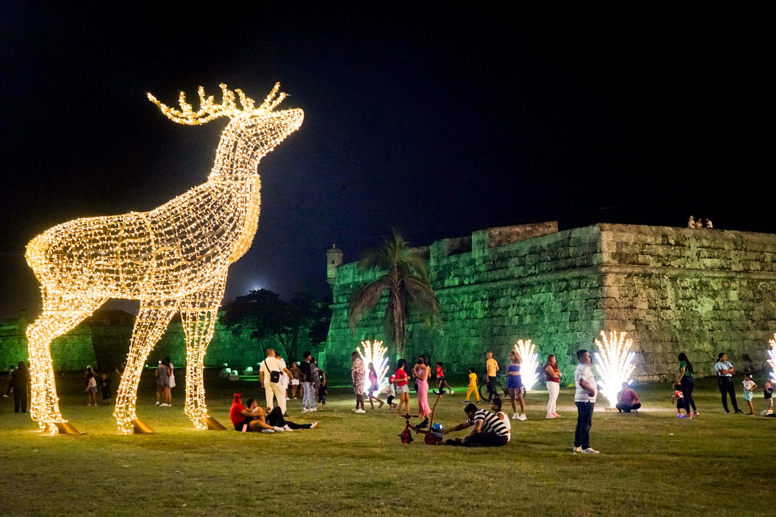Luces navideñas Cartagena