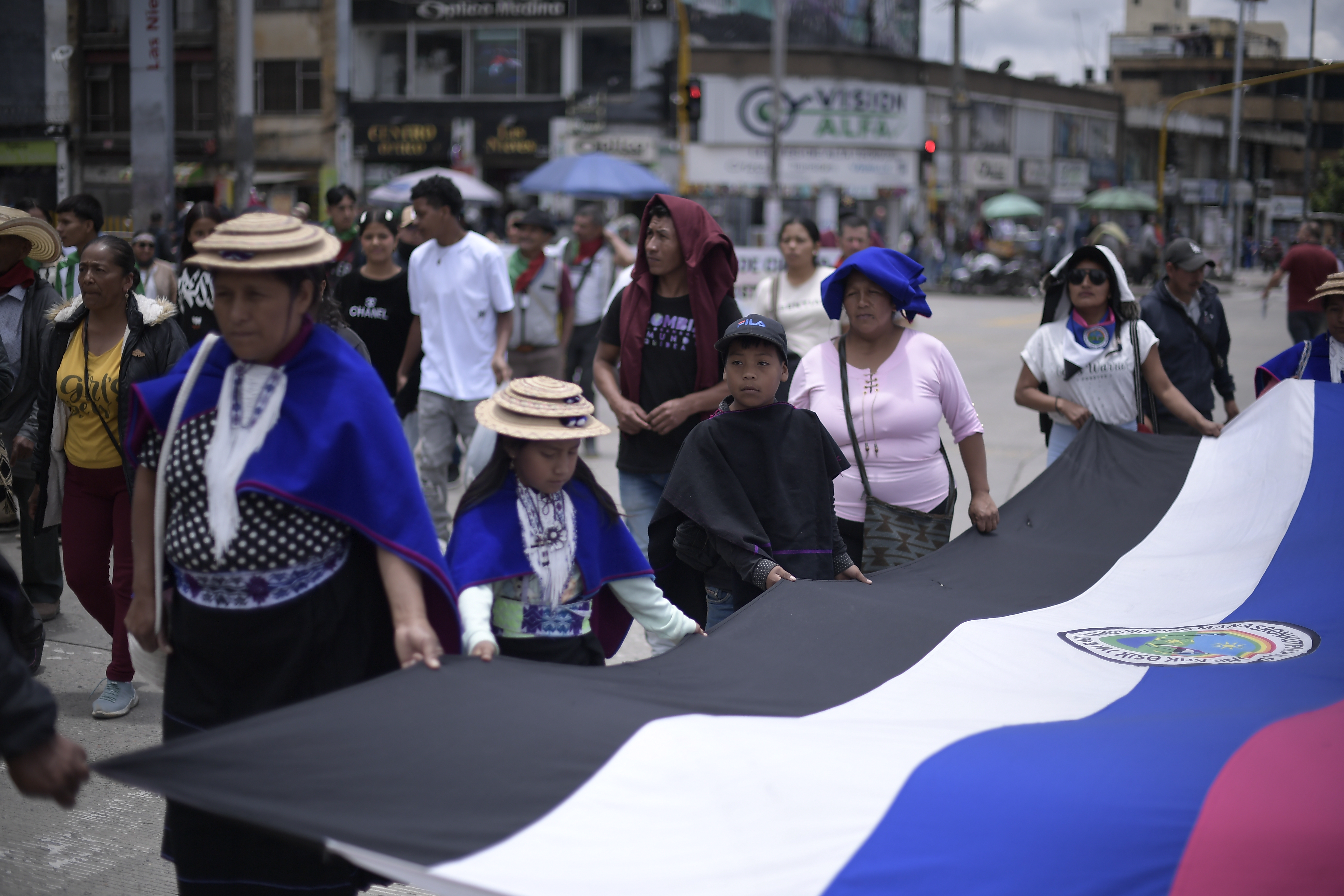Minga indígena que estaba en la Plaza de Bolívar regresa a sus territorios