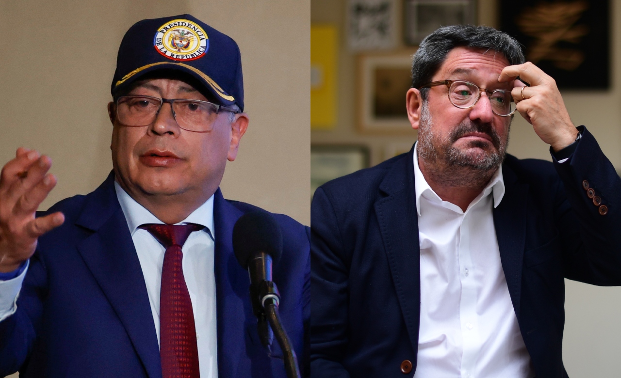Petro llama “viejo egoísta” a Pacho Santos por sus críticas a la reforma pensional