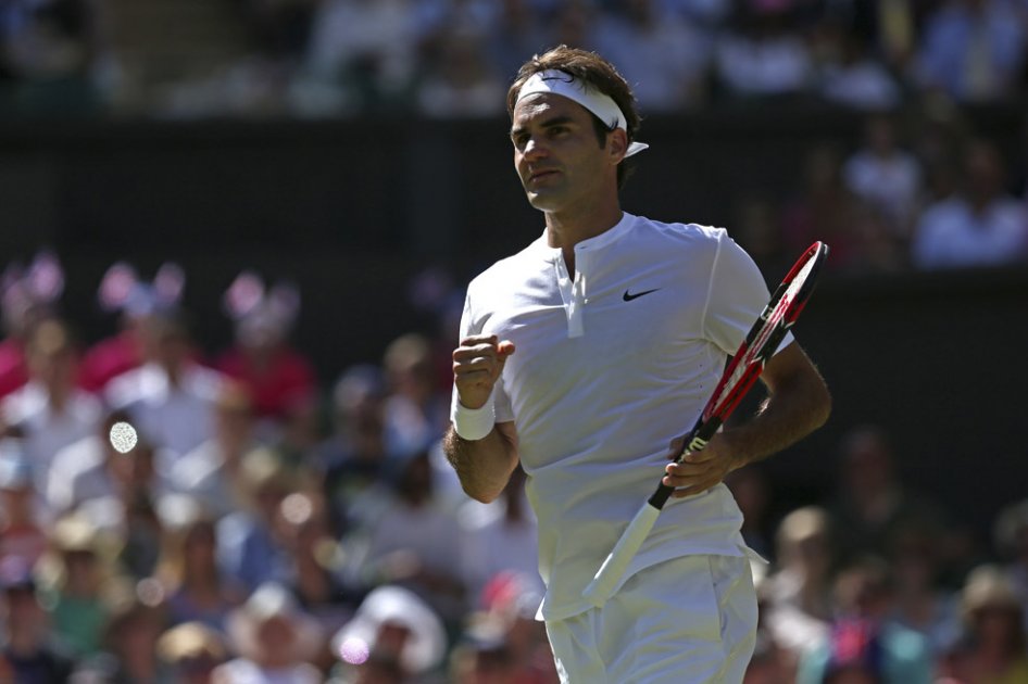 Roger Federer avanzó a octavos de final en Wimbledon. Foto: AFP