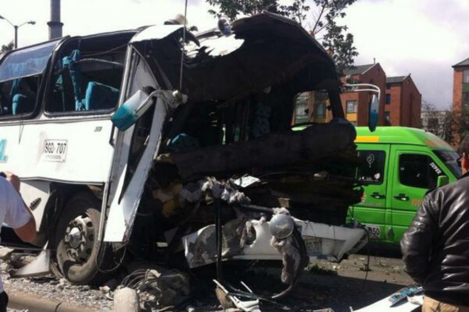 Siete personas resultaron heridas en accidente de tránsito en el occidente de Bogotá