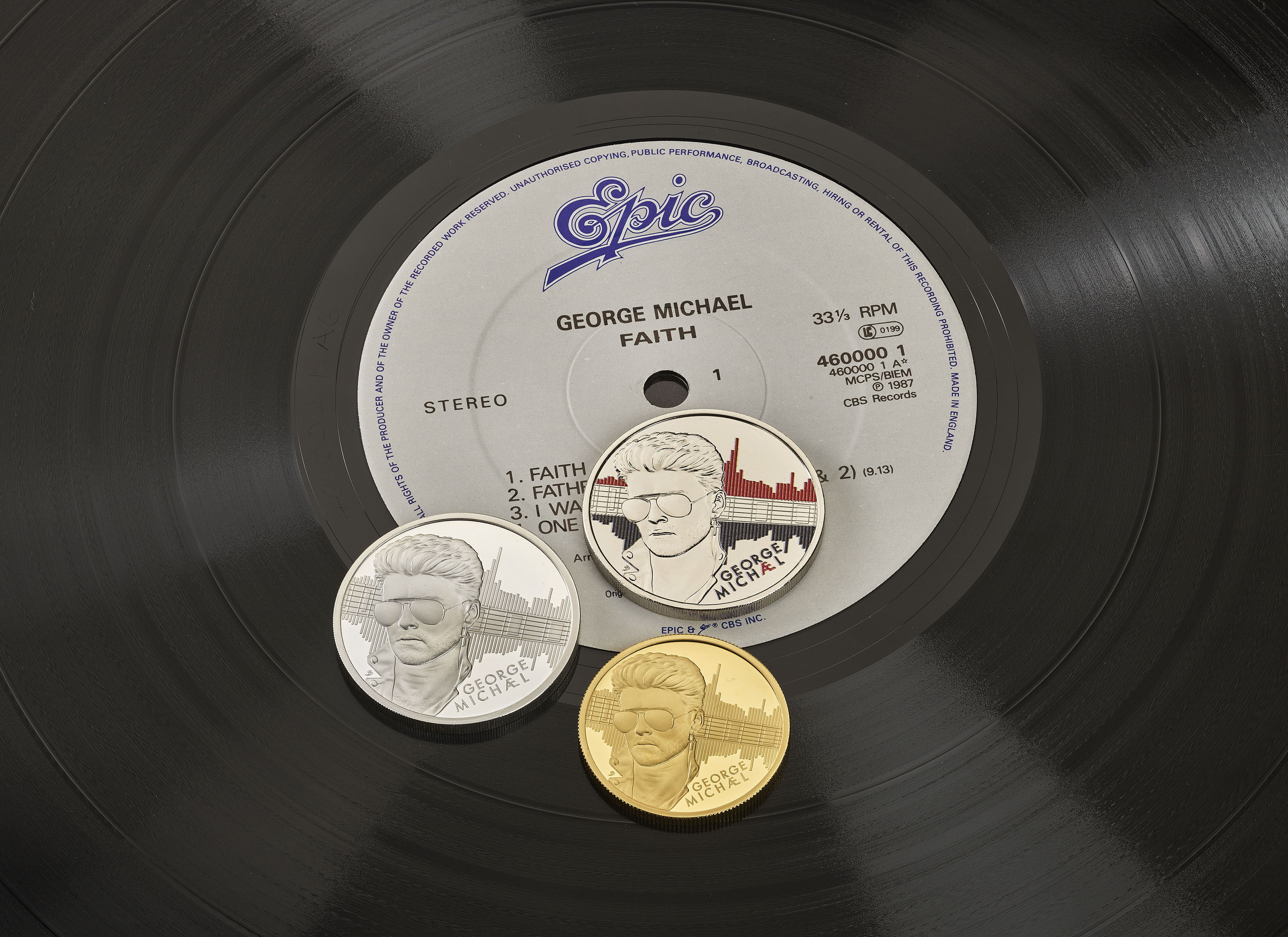 La fábrica de moneda del Reino Unido presenta una moneda coleccionable de George Michael