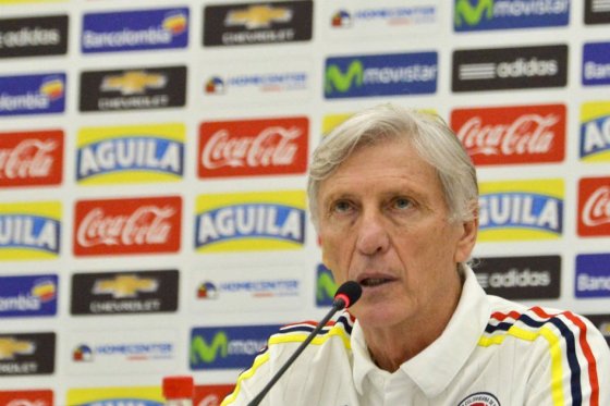 José Pékerman, técnico de la selección de Colombia. Foto: AFP