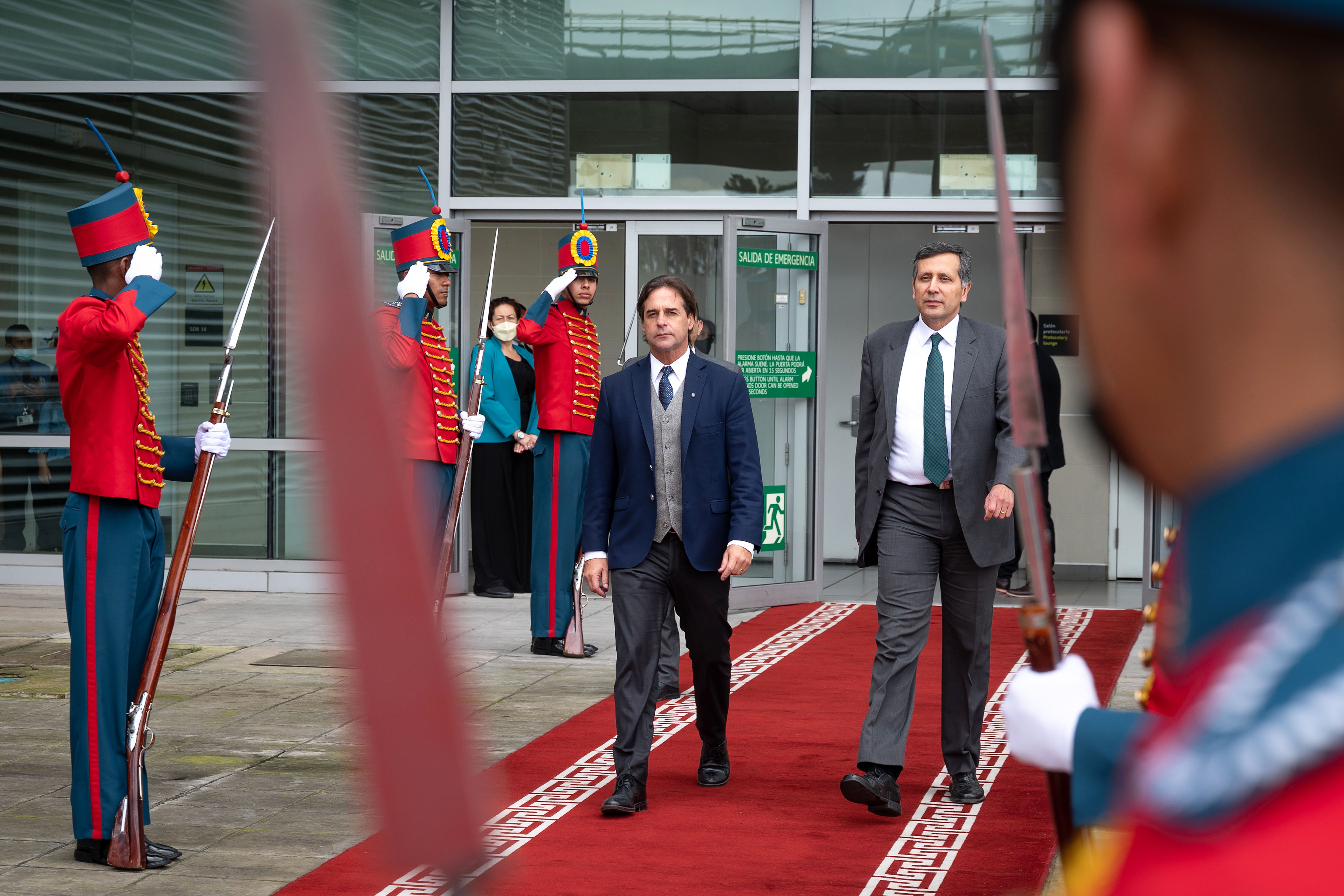 El presidente de Uruguay llegó a Colombia para una visita oficial