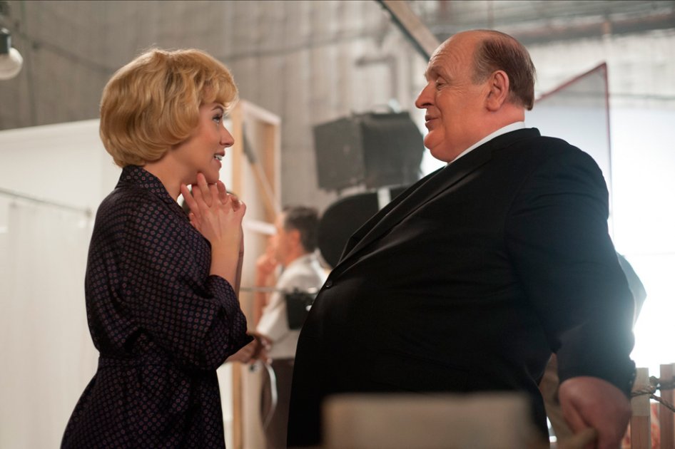 Scarlett Johansson, aterrorizada por Anthony Hopkins en «Hitchcock»