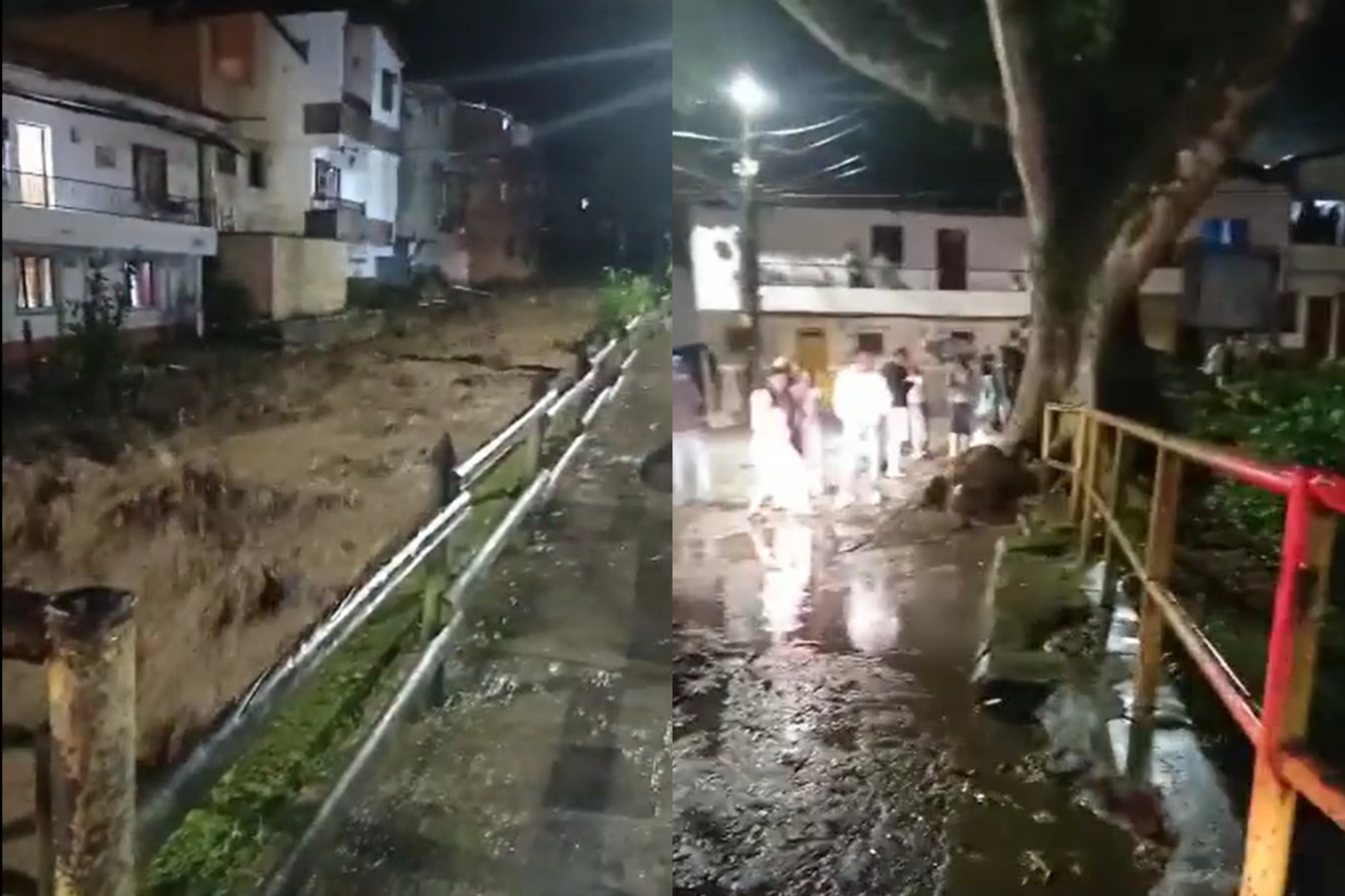 Evacuaron a 16 familias en Ciudad Bolívar (Antioquia) por desbordamiento de un río