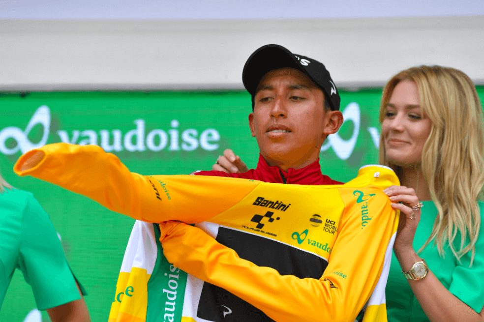 Egan Bernal defendió el liderato del Tour de Suiza