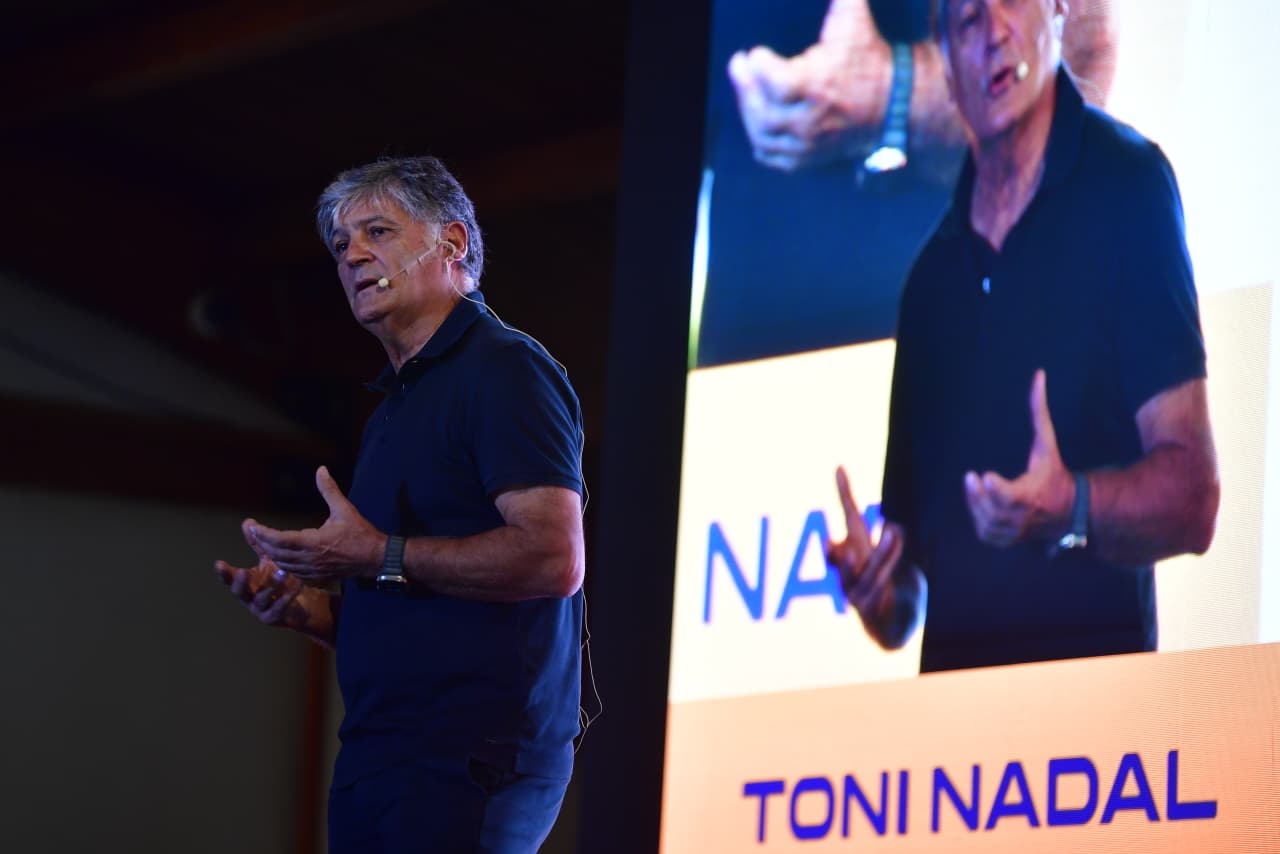 Toni Nadal, en Bogotá.