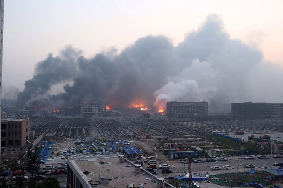 Sube a 42 cifra de muertos en explosiones en China, según medios locales